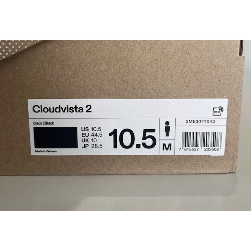 On Cloudvista 2 - Noire - Taille 44,5